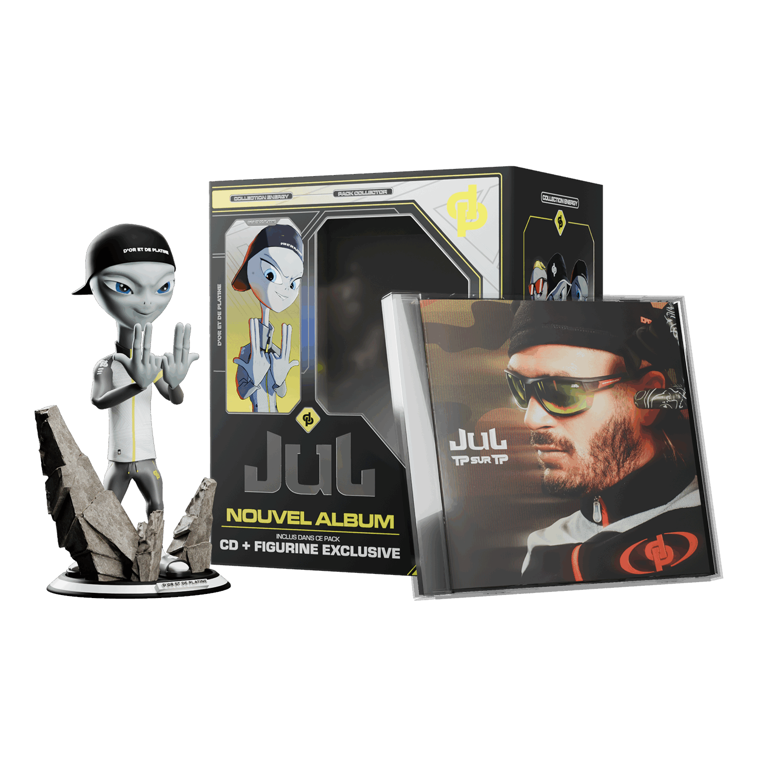TP SUR TP - PACK 3 FIGURINE + CD